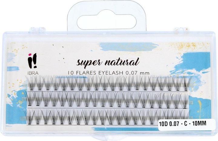 Actual product image Ibra Tufts Of False Eyelashes 0.07 C-10Mm (Artificial eyelashes)