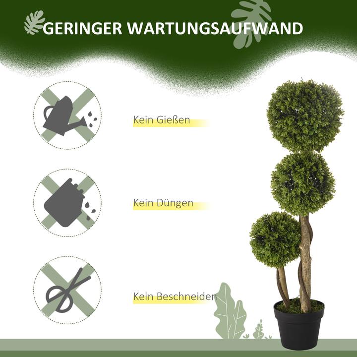 Produktbild Homcom Kunstpflanze mit Kunstgras (90 cm)