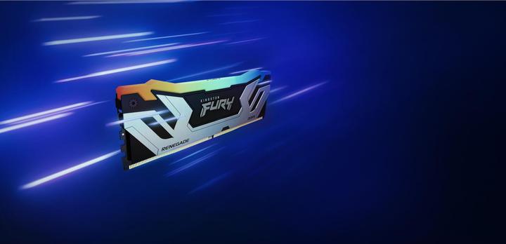 Produktbild Kingston Technology FURY Renegade RGB, 24 GB, 1 x 24 GB, DDR5, 288-pin DIMM (1 x 24GB, 4200 MHz, DDR5-RAM, DIMM)