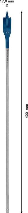 Produktbild Bosch Professional Zubehör EXPERT Self Cut Speed Flachfräsbohrer, 17 x 400 mm (17 Millimeter)