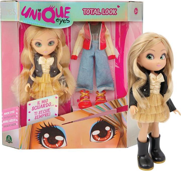Immagine prodotto Unique eyes Bambola articolata alta 25cm, con occhi grandi magici e profondi, segue il tuo sguardo, Amy, Sofia e