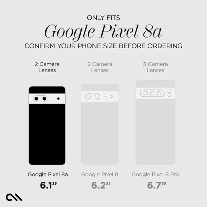 Actual product image Case-Mate Signature Clear Case- Google Pixel 8a- transparent- CM053806 (Google Pixel 8a)