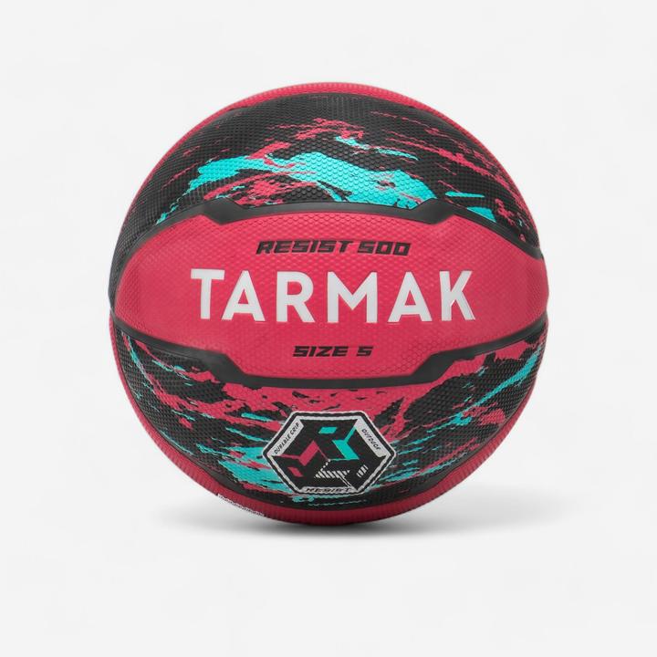 Actual product image Tarmak Basketball size 5 - R500 pink/black (5)