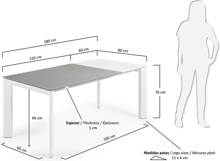 Actual product image Kave Home Axis (80 x 120 x 76 cm)