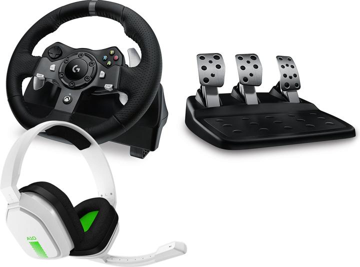 Actual product image Logitech G G920 Driving Force Racing Wheel (Windows, Xbox One X, Xbox One S)