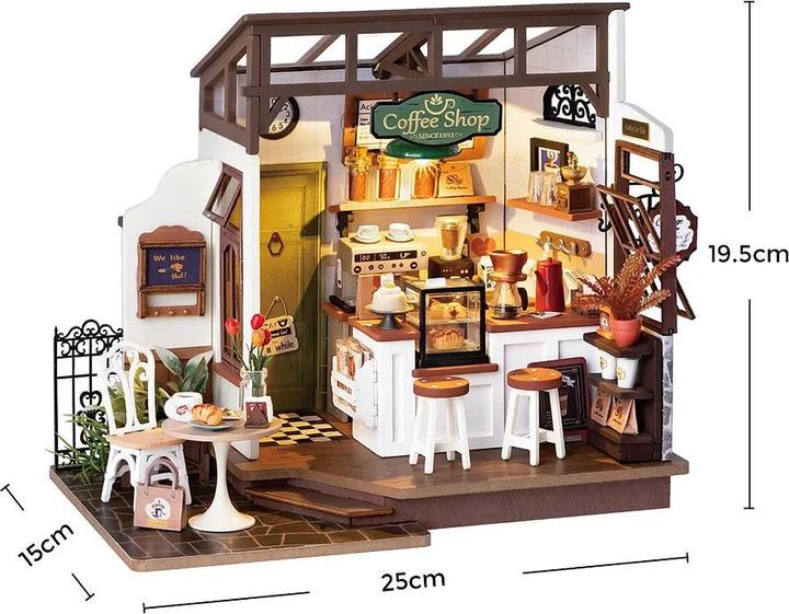 Produktbild Robotime Slow Life Café No.17 - Diorama