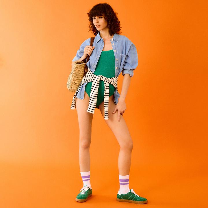 Produktbild La Redoute Collections Jeanshemd mit langen Ärmeln (32)