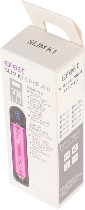 Image du produit Efest K1 Slim Battery Charger (1 pcs, Batterie)