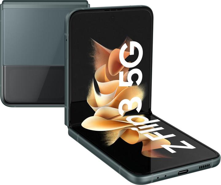 Image du produit Samsung Galaxy Z Flip3 5G UE (128 Go, Green, 6.70", SIM + eSIM, 12 Mpx, 5G)