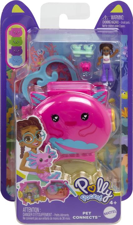 Actual product image Polly Pocket Pet Connects Axolotl για 4+ ετών HXX22 (Retrieval)