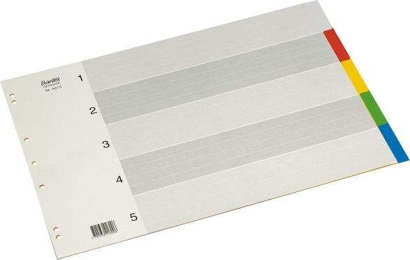 Immagine prodotto Bantex Faneblad lyreco 5-delt a3 tvaerformat