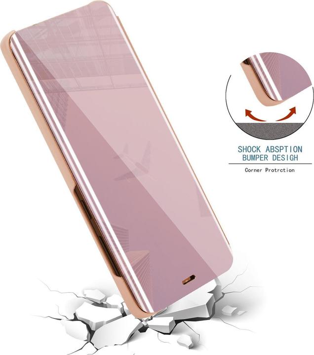 Actual product image Cadorabo Book Smart View Mirror Cover (Samsung Galaxy M40s)