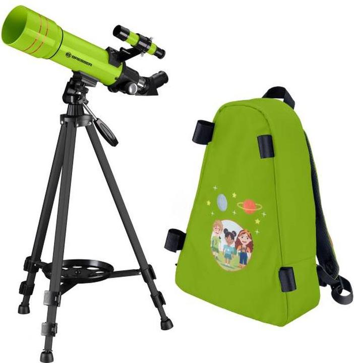 Bresser Telescopio per bambini - 70/400 - Sterrenkijker voor kinderen- Met rugtas en accessoires
