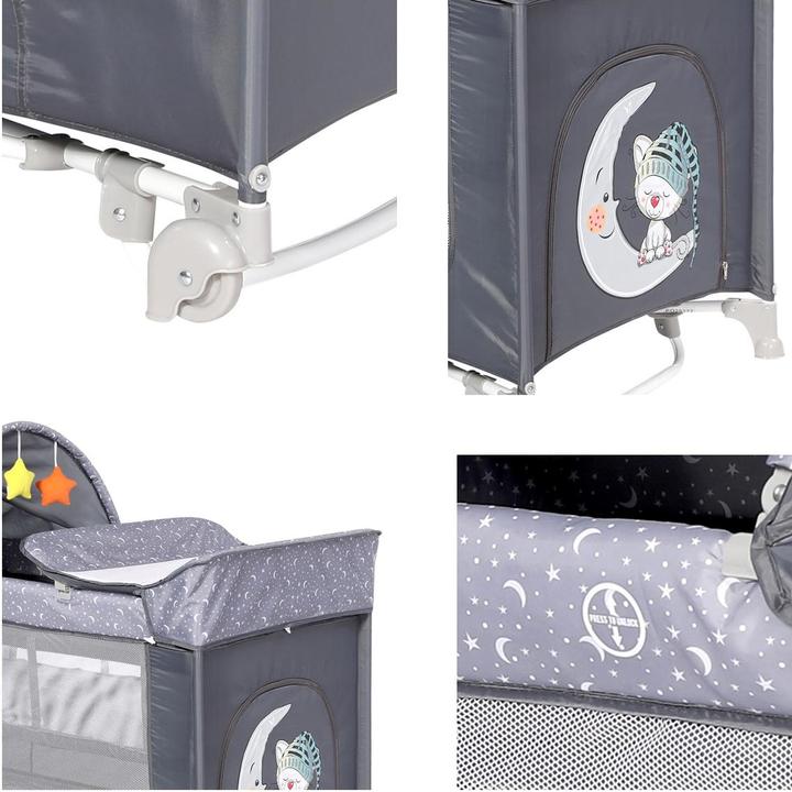 Produktbild Lorelli Reisebett Moonlight zwei Ebenen