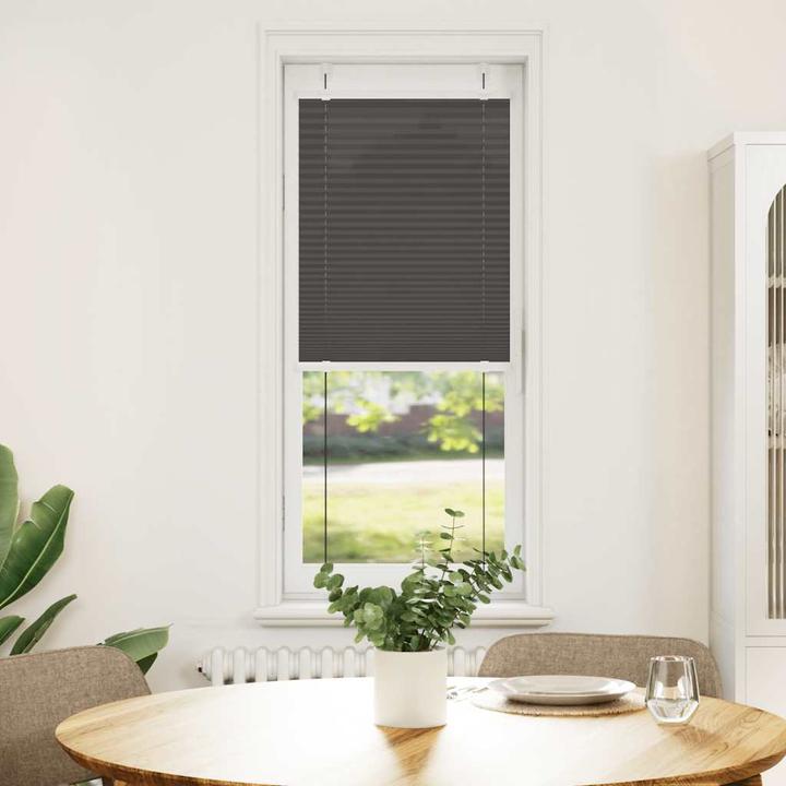 Produktbild VidaXL Plissee Stoffbreite 39,4 Cm Polyester Schwarz (60 x 200 cm)