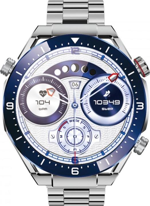 Immagine prodotto Maxcom SMARTWATCH ECOWATCH EW01 ORANGE 1.52 HD/360X360/400mAh/7-20 DIAS/BT CALLS/BLE 5.2 EW01SB (51 mm)