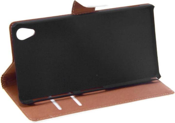 Image du produit NoName Étui portefeuille en cuir fin pour Sony Xperia Z2 - blanc (Sony Xperia Z2)