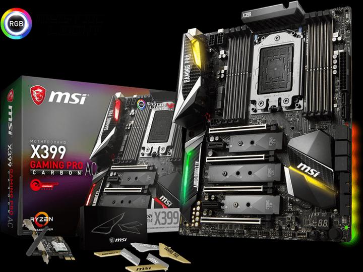 Produktbild MSI Gaming Pro Carbon AC (TR4, AMD X399, ATX)