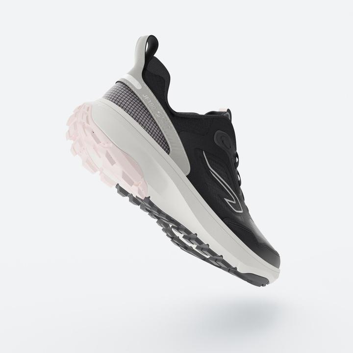 Actual product image Kalenji Kiprun JF190 Women's Running and Trail Shoes - Black/Pink (42)