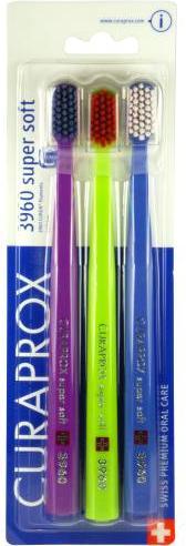 Actual product image Curaprox 3960 Super Soft ( 3 Pcs ) Toothbrush (Extra soft, 3 x)