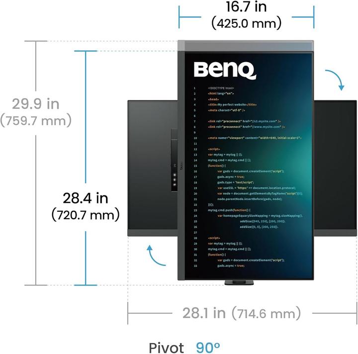 Produktbild BenQ RD320UA (3840 x 2160 Pixel, 31.50")