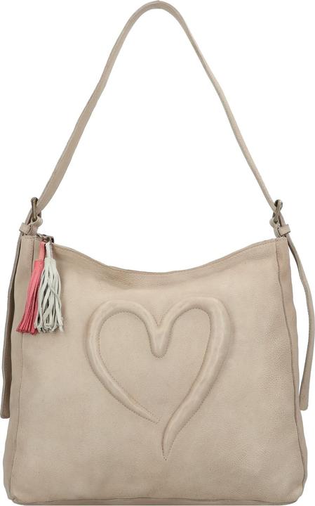 Produktbild Taschendieb Herzweg Schultertasche Leder 40 cm