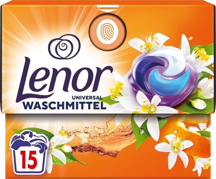 Actual product image Lenor Orange blossom & peach (15 Washing cycles, Pods)