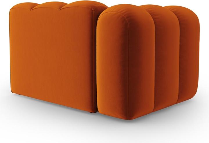 Actual product image Micadoni Velvet Modul Left, "Lupine", 1 Seat, 115x95x70Made in Europe (2 person sofa, 3-seater, 4-seater)