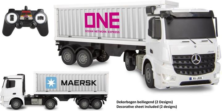 Actual product image Container LKW Mercedes-Benz Arocs 1:26 2,4GHz