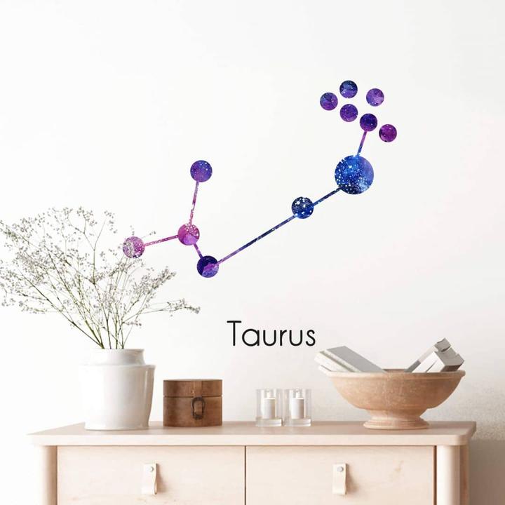 Produktbild Trenddeko Sternbild Taurus - Stier (110 x 79 cm)