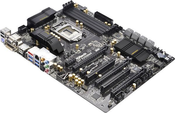 Actual product image AsRock Z87 Extreme4, LGA1150, ATX, CFX/SLI (LGA 1150, Intel Z87, ATX)