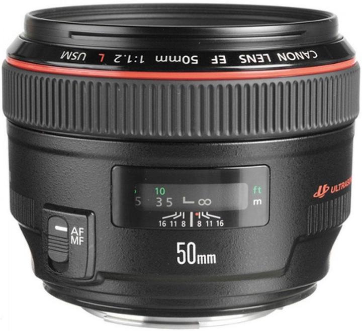 Immagine prodotto Canon EF 50mm f/1.2L USM - (EU) (Canon EF, Full-frame)