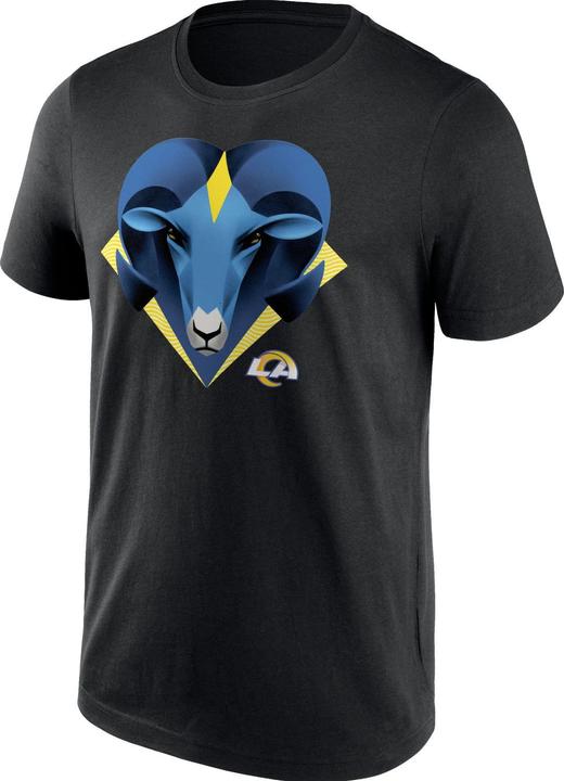 Fanatics NFL Shirt - ILLUSTRATION Los Angeles Rams - 3XL (3XL)