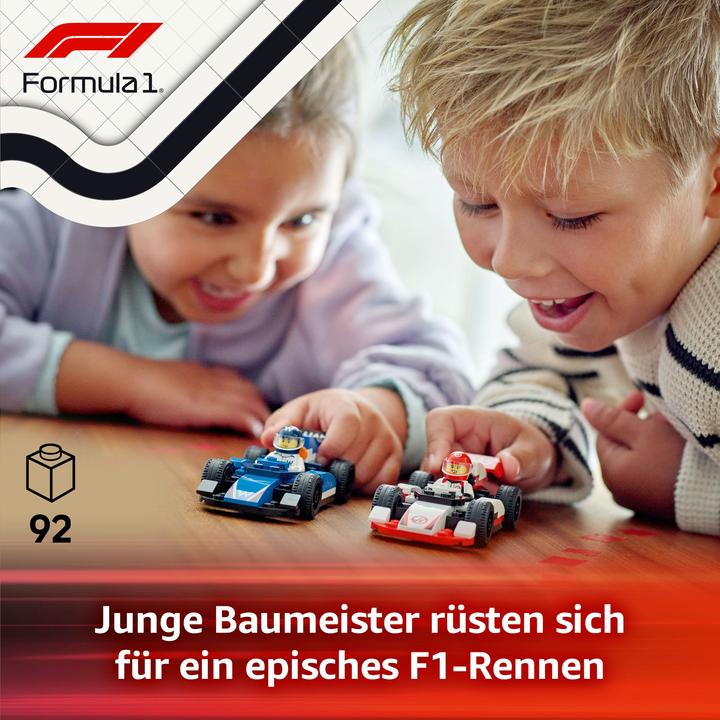 Produktbild LEGO F1 Williams Racing und Haas F1 Rennautos (60464, LEGO City)