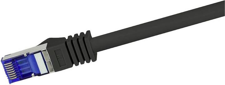 Immagine prodotto LogiLink Cavo patch Ultraflex, Cat.6A, S/FTP, 10 m, nero con cavo grezzo Cat.7, cavo extra flessibile e (S/FTP, CAT6a, 10 m)