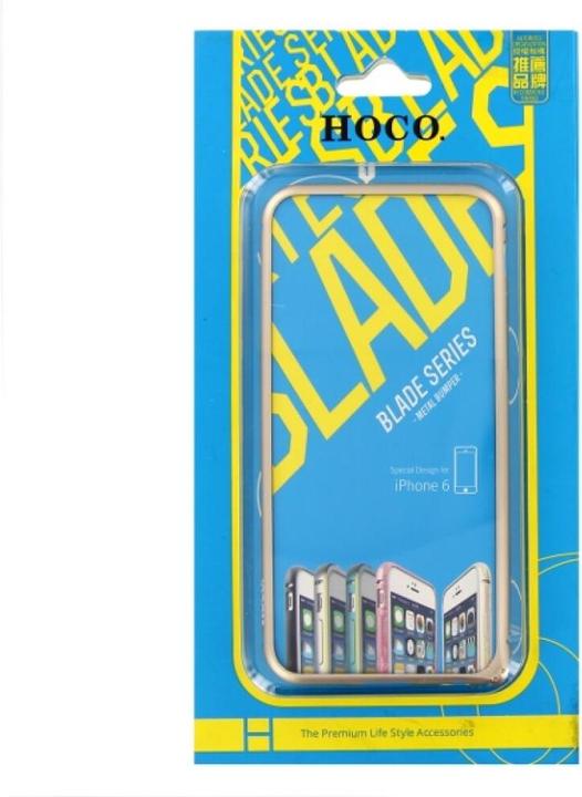 Actual product image Hoco iPhone 6 / 6S Buckle Metal Bumper gold (Apple iPhone 6, Apple iPhone 6s)