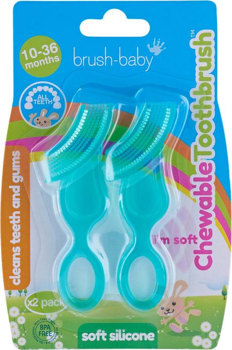 Actual product image Brush-Baby Chewable toothbrush (Soft, 2 x)