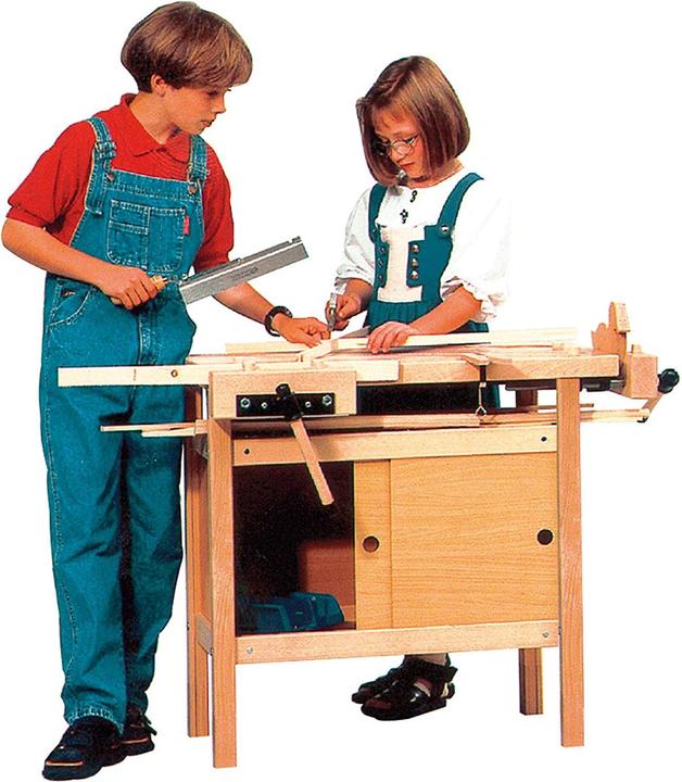 Produktbild Ulmia ANKE Hobelbank / Kinderhobelbank Modell 40 Oberfläche Werkbankplatte gewachst (92 cm, 54 cm)
