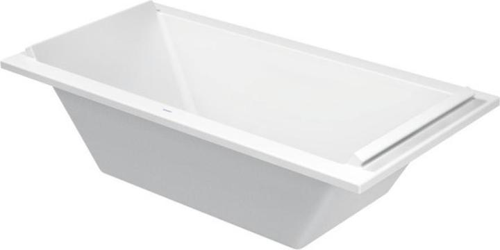 Actual product image Duravit Rectangular bathtub STARCK 2 back slopes 1800x900mm white (287 l, 180 cm, 90 cm)