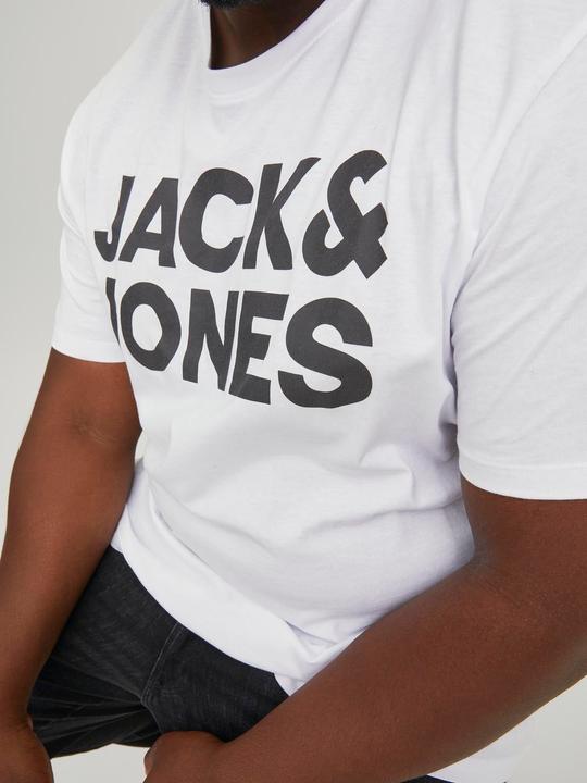 Produktbild Jack & Jones Logoprint Plus size T-shirt (8XL)
