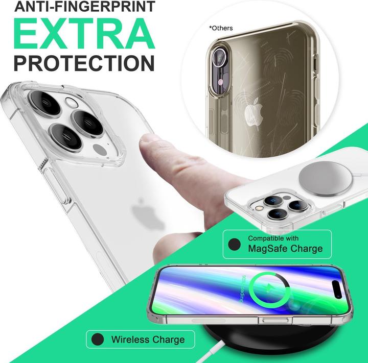 Produktbild Nalia Matte Klare Harte Hülle (Apple iPhone 14 Pro)