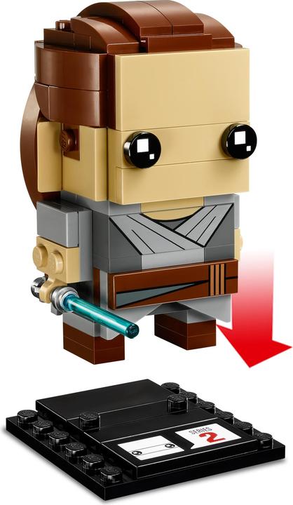 Actual product image LEGO Rey (41602, LEGO Brickheadz)
