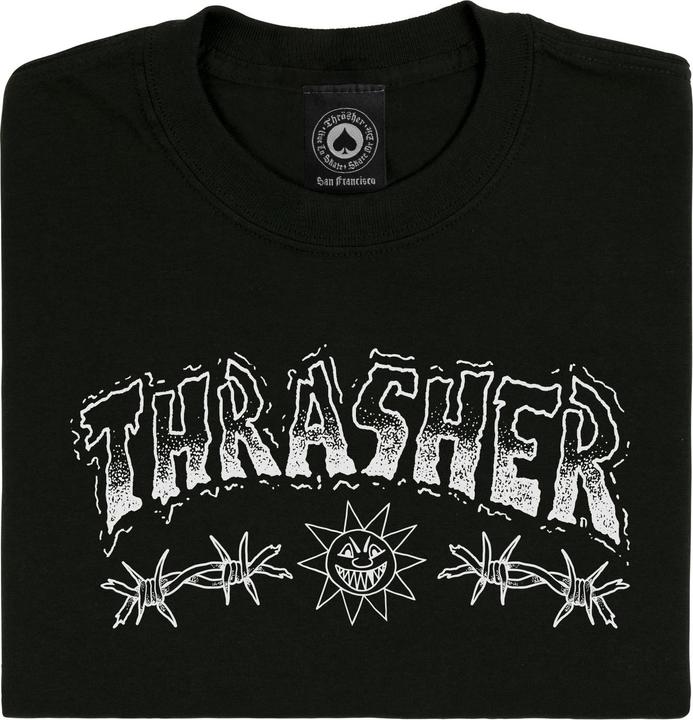 Actual product image Thrasher Barbed Wire by Mike Gigliotti T-Shirt (S)