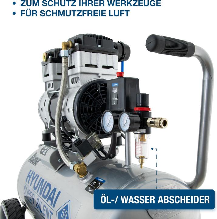Produktbild Hyundai Silent Kompressor SAC55753 (8 Bar, 50 l)