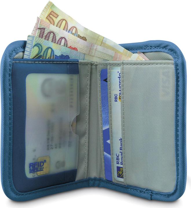 Produktbild Pacsafe RFIDtec 50 RFID-blocking Compact Bi-fold Wallet blue (26 l)