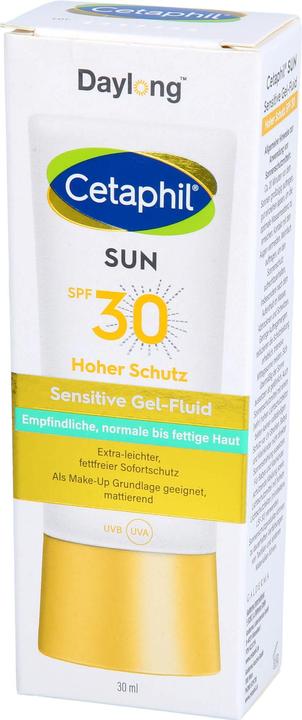Produktbild Cetaphil Sun Cetaphil sun 30 sensitive Gel-Fluid Gesicht, 30 ml Gel (Sonnengel, SPF 30, 30 ml)