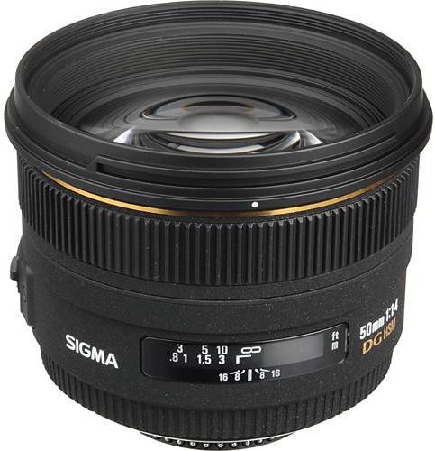 Sigma Lens 50mm f/1.4 EX DG HSM, Nikon (Nikon F, full size)