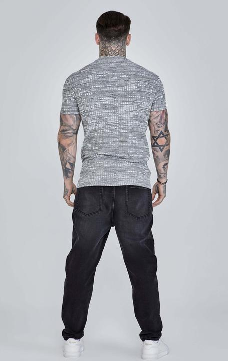 Immagine prodotto Siksilk Maglietta a maglia a coste (M)