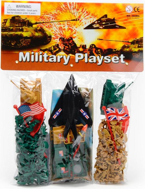Actual product image Sombo Military playset (assorted) with soldiers