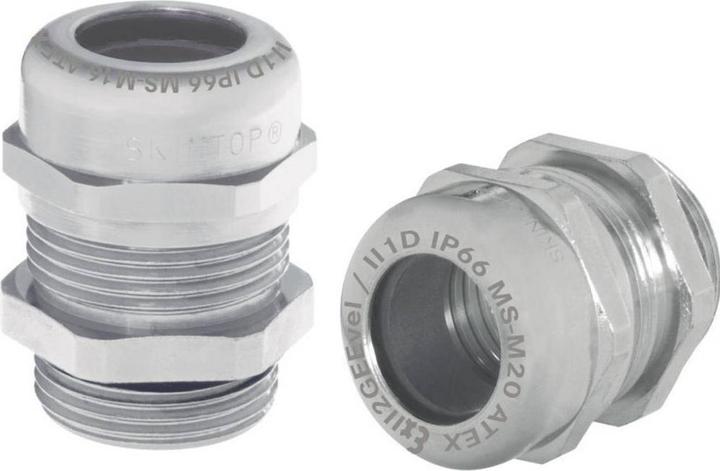 Produktbild Lapp Kabelverschraubung ATEX SKINTOP M20 x 1.5 7...13 mm x 8 mm Polyamid metallic IP6 (SKINTOP MS-M 20X1